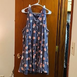 TORRID 3x midi dress floral